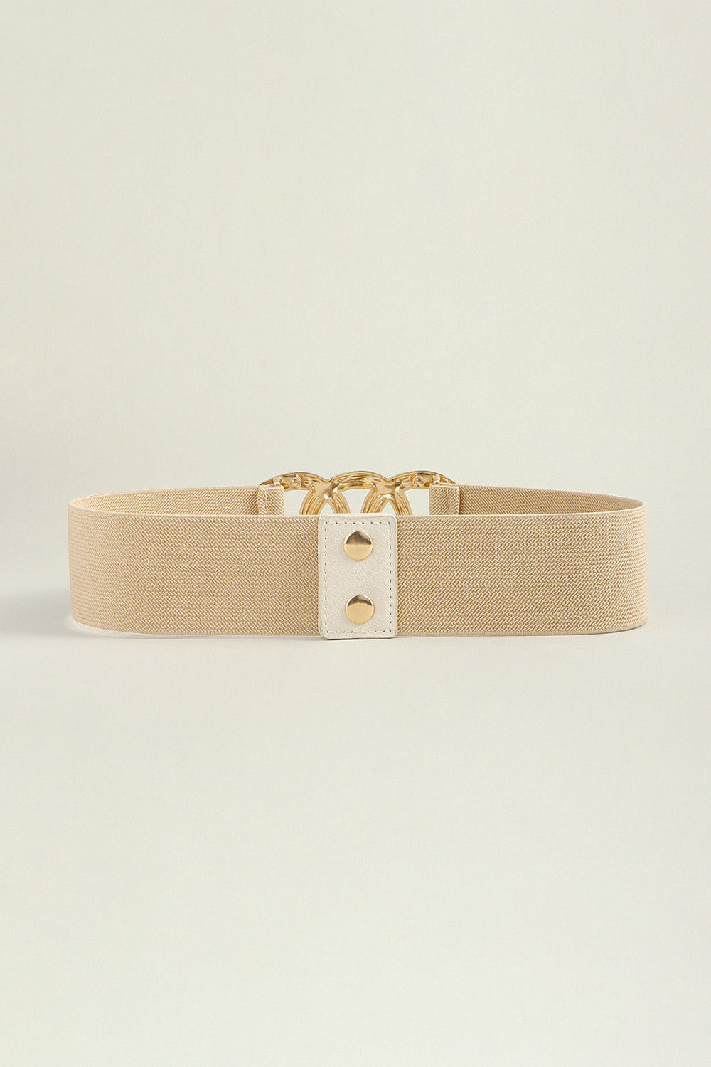 Zinc Alloy Buckle Elastic Wide Belt - Vitalis Collection