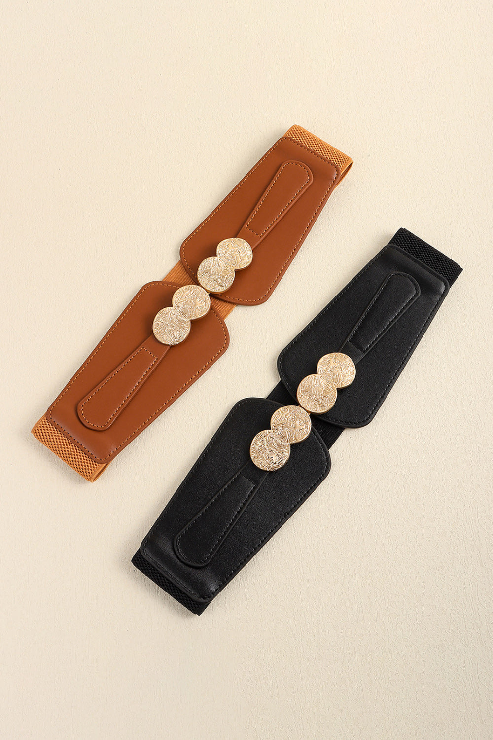 Alloy Buckle Elastic Belt - Vitalis Collection