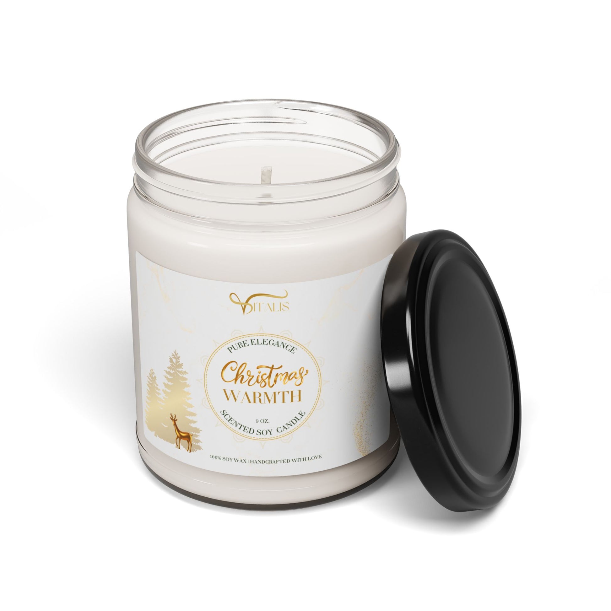 Scented Soy Candle Vitalis -| 9oz Elegant Home Decor - Vitalis Collection