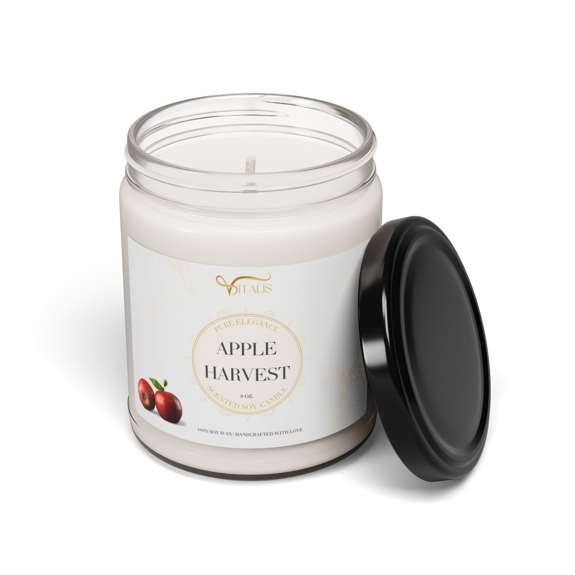 Scented Soy Candle Vitalis -| 9oz Elegant Home Decor - Vitalis Collection