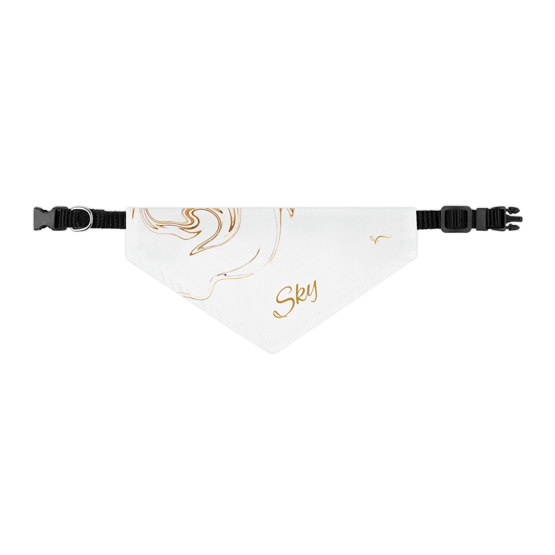 Personalized Pet Bandana Collar - Custom Name Dog Accessory for Stylish Pets - Vitalis Collection
