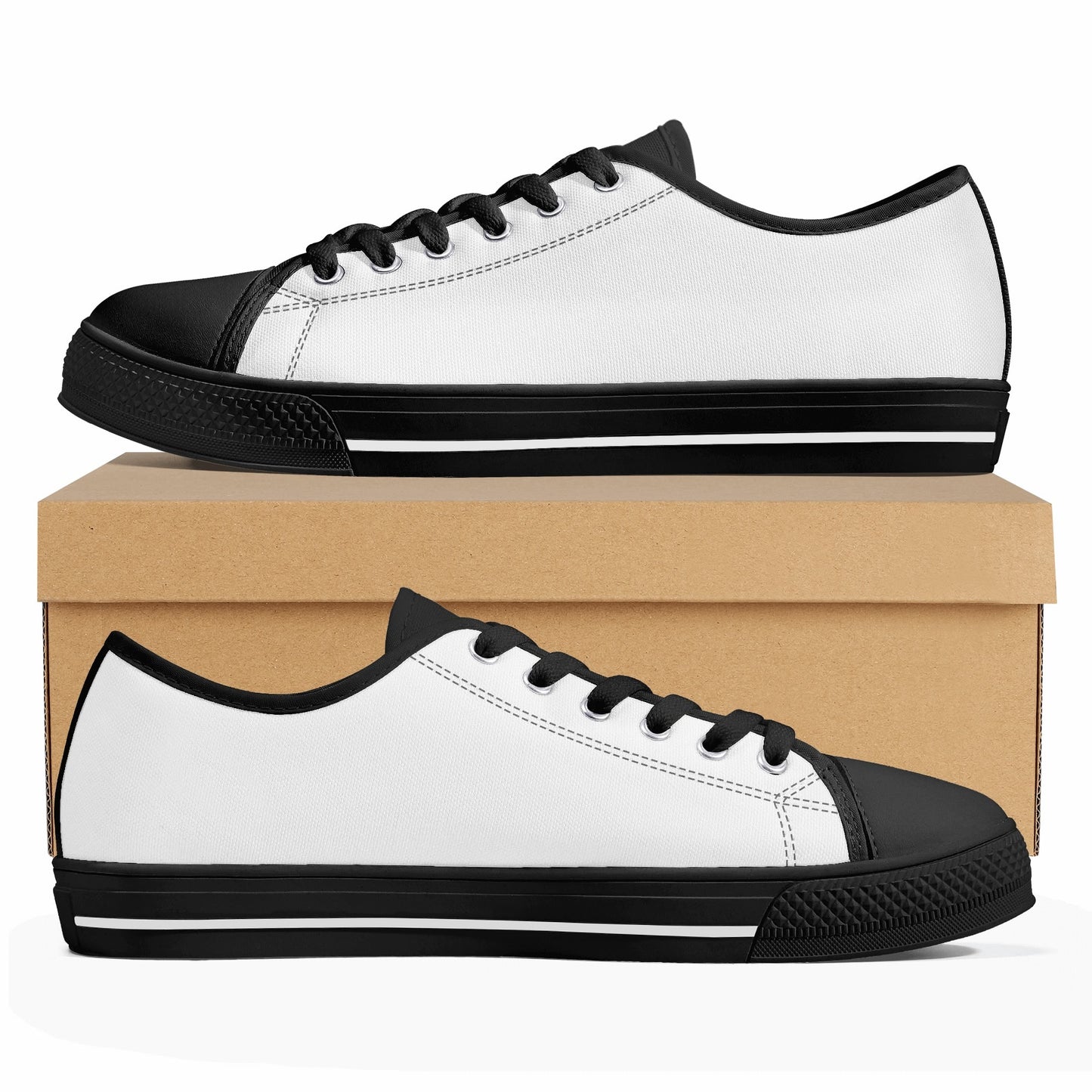 Mens Rubber Low Top Canvas Shoes - Vitalis Collection