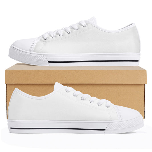 Womens Rubber Low Top Canvas Shoes - Vitalis Collection