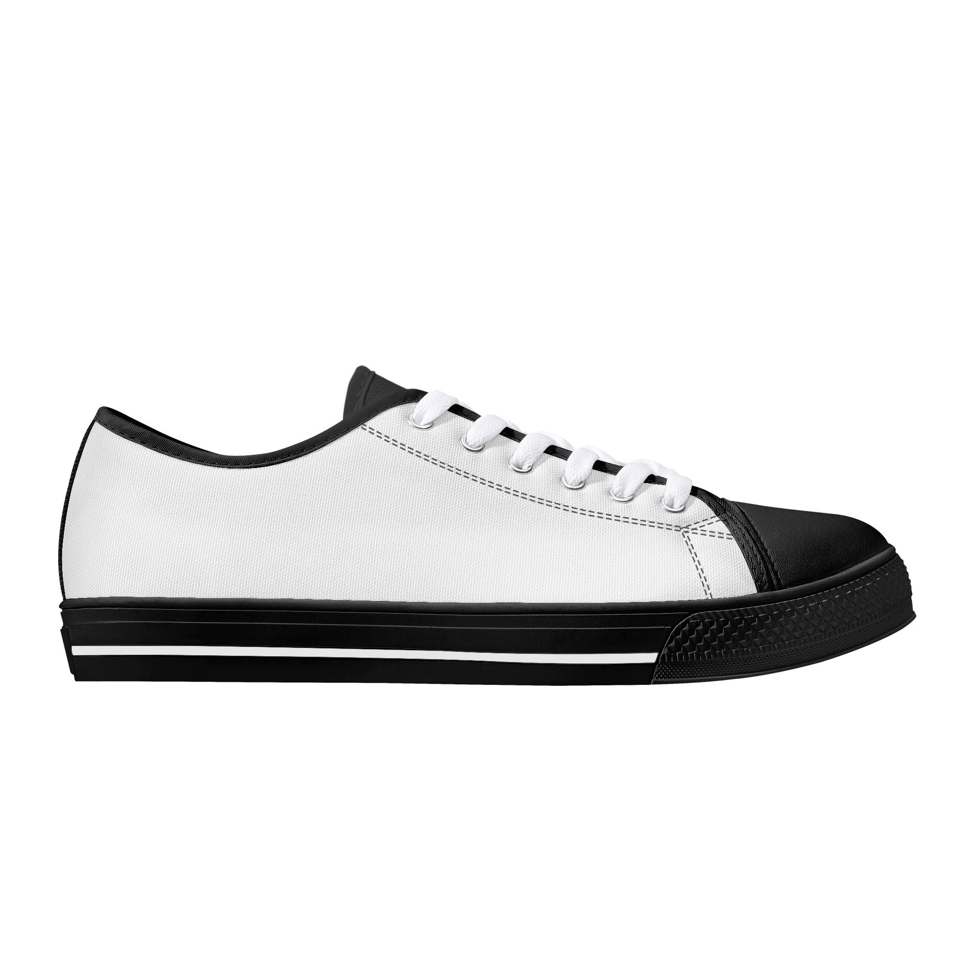 Womens Rubber Low Top Canvas Shoes - Vitalis Collection