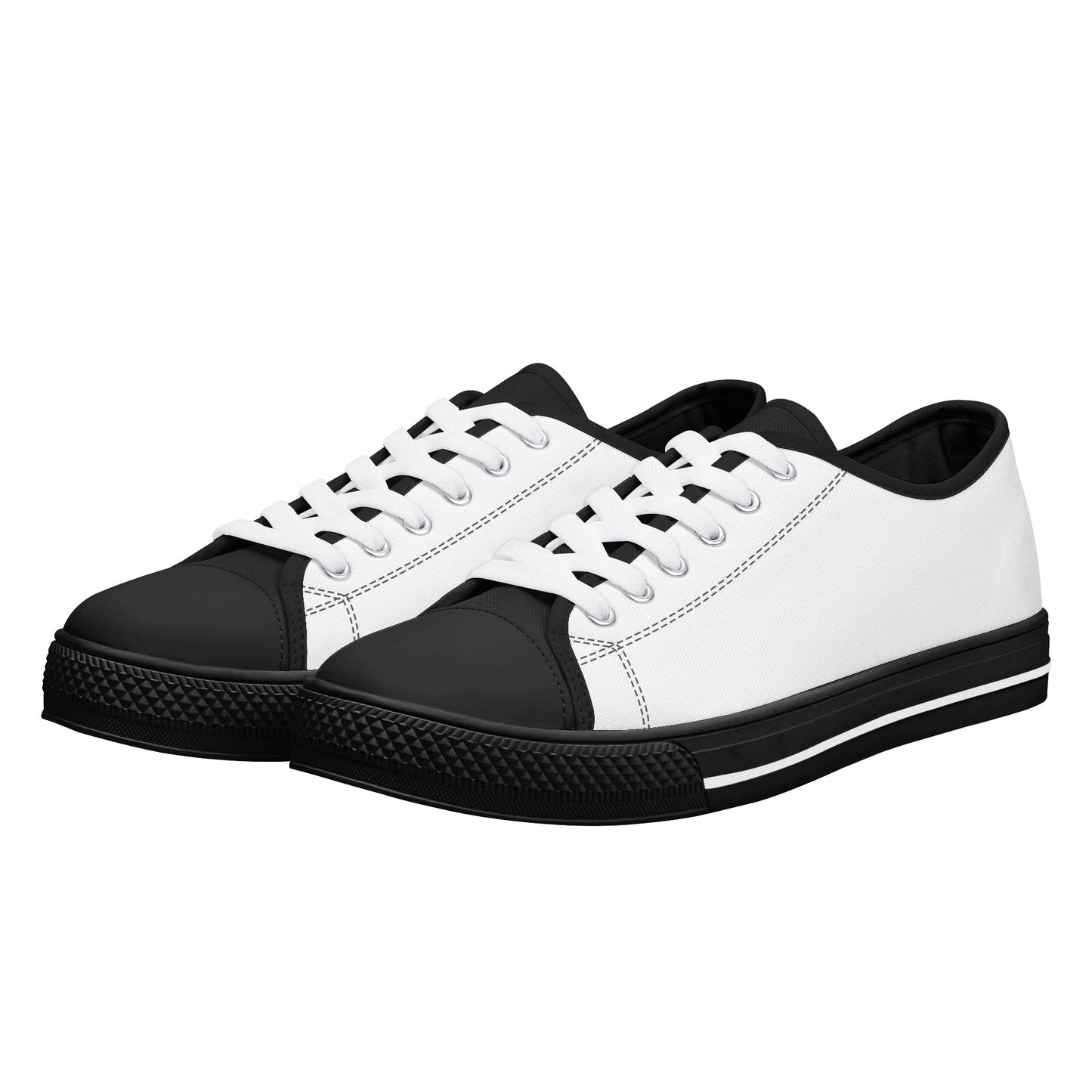 Womens Rubber Low Top Canvas Shoes - Vitalis Collection
