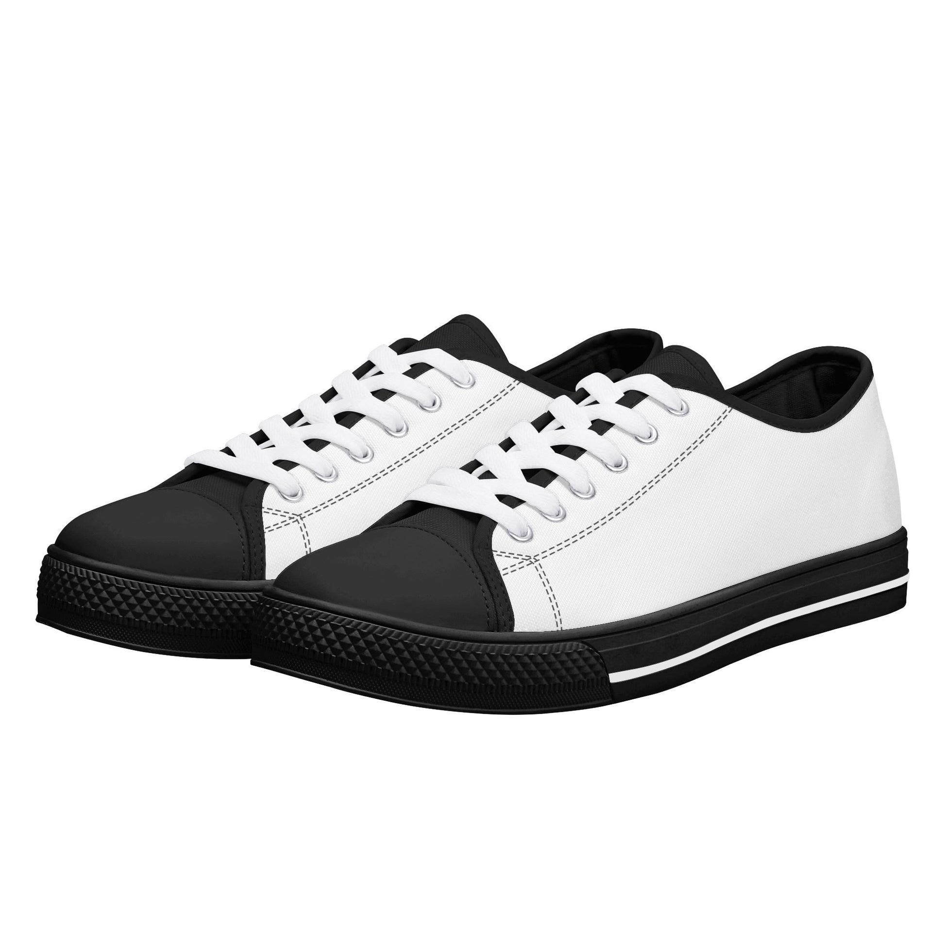 Womens Rubber Low Top Canvas Shoes - Vitalis Collection