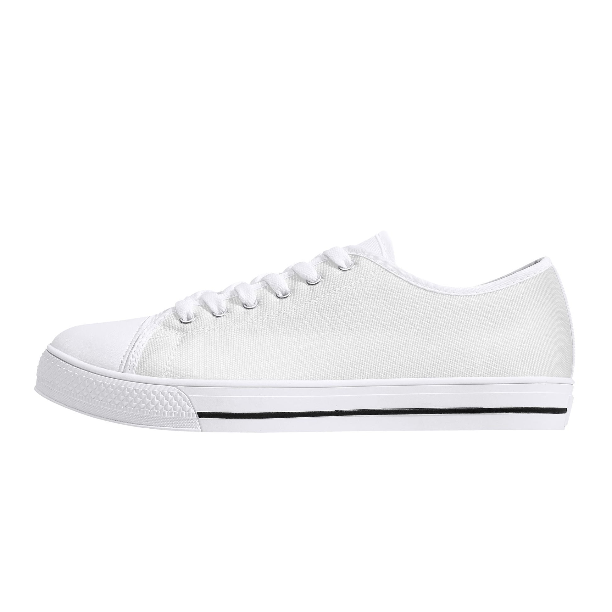 Womens Rubber Low Top Canvas Shoes - Vitalis Collection