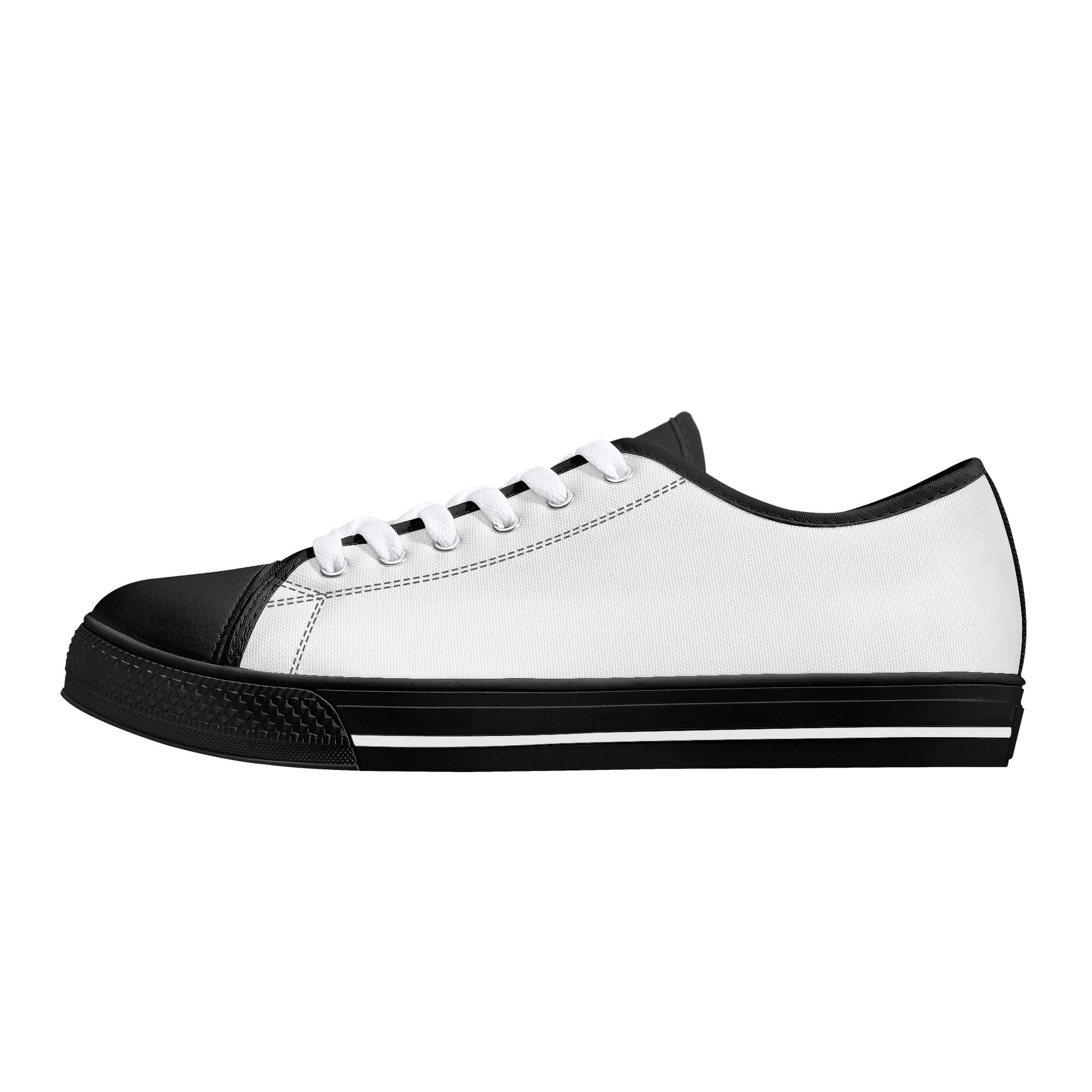 Womens Rubber Low Top Canvas Shoes - Vitalis Collection