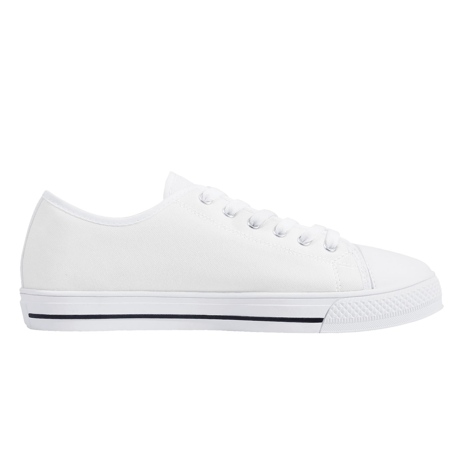 Womens Rubber Low Top Canvas Shoes - Vitalis Collection