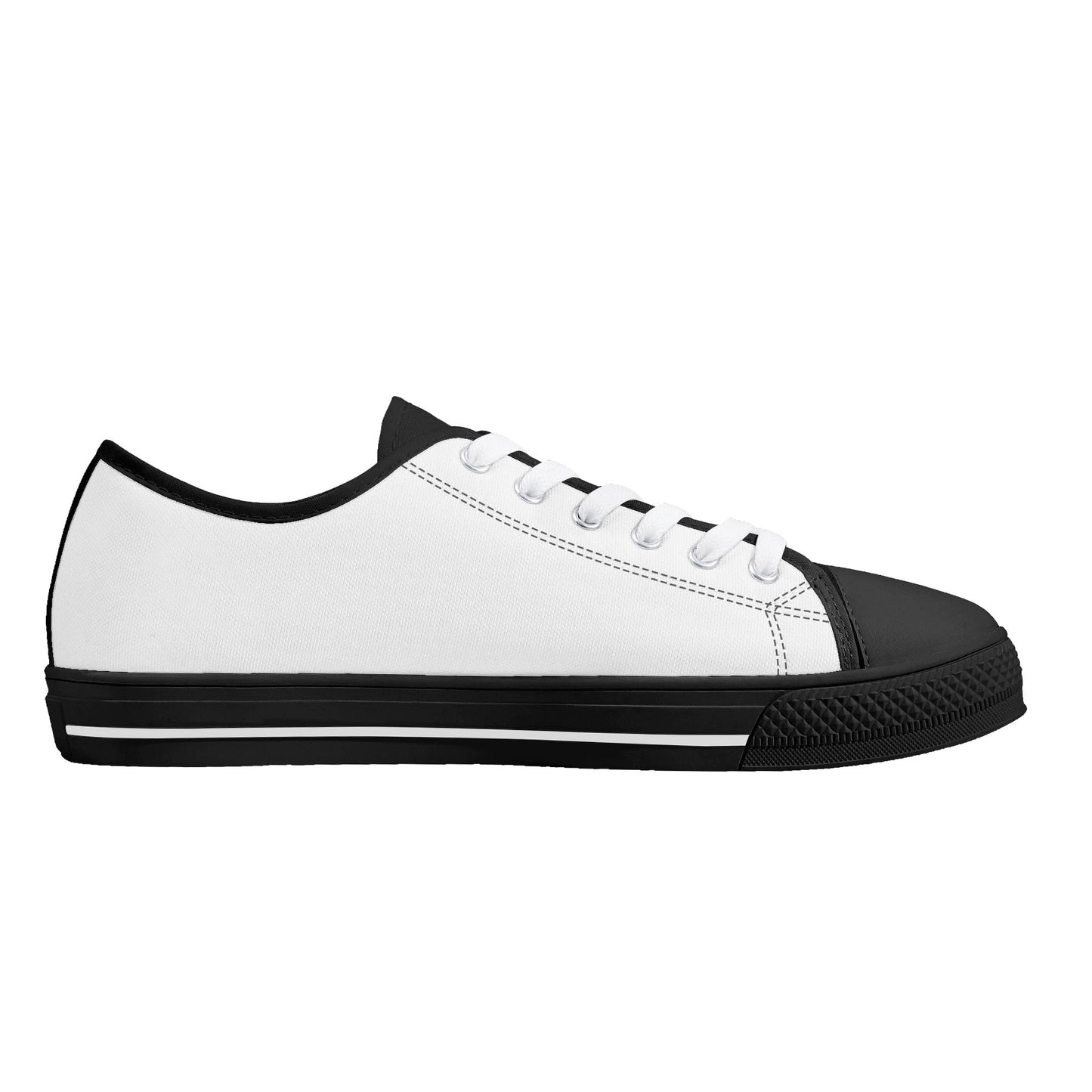 Womens Rubber Low Top Canvas Shoes - Vitalis Collection