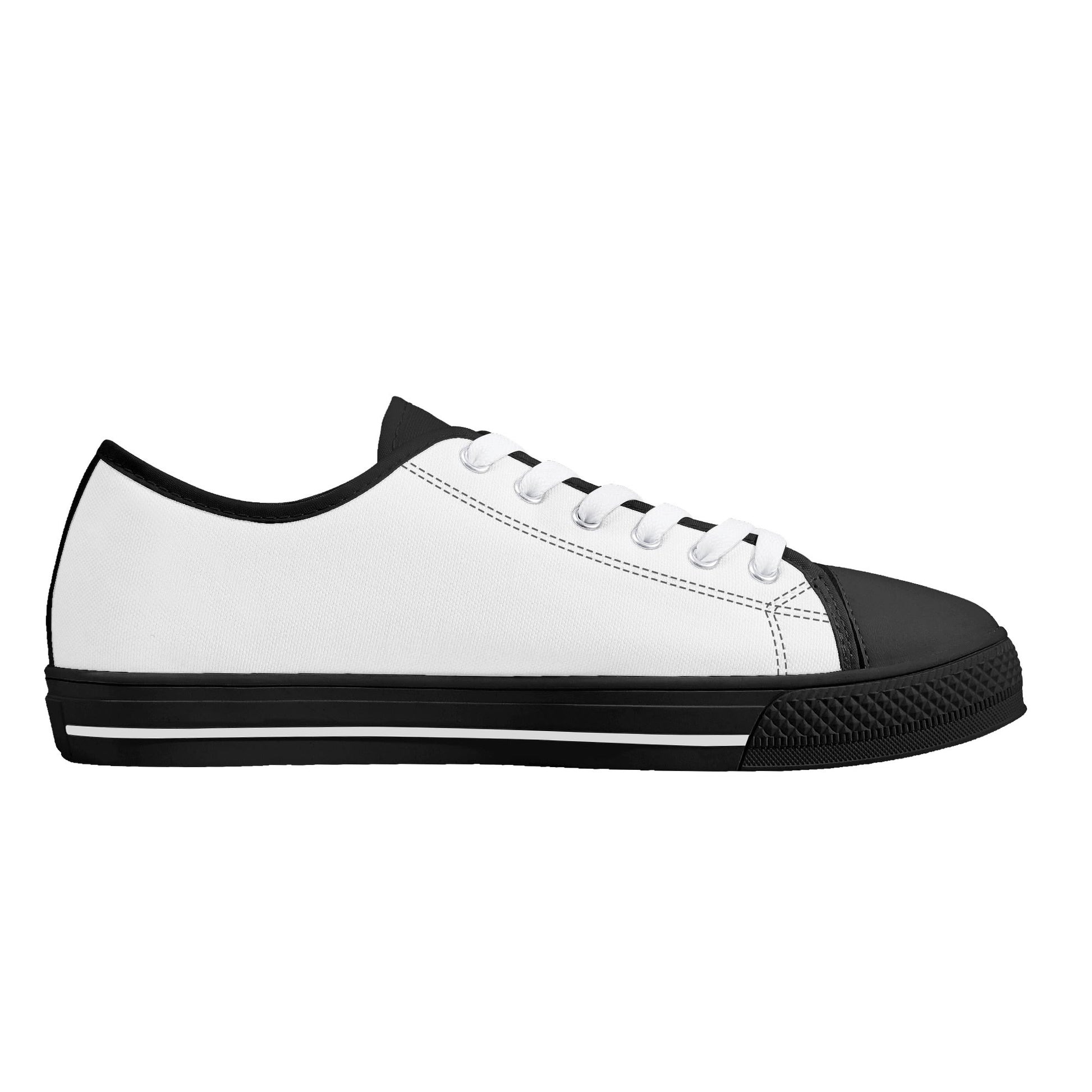 Womens Rubber Low Top Canvas Shoes - Vitalis Collection