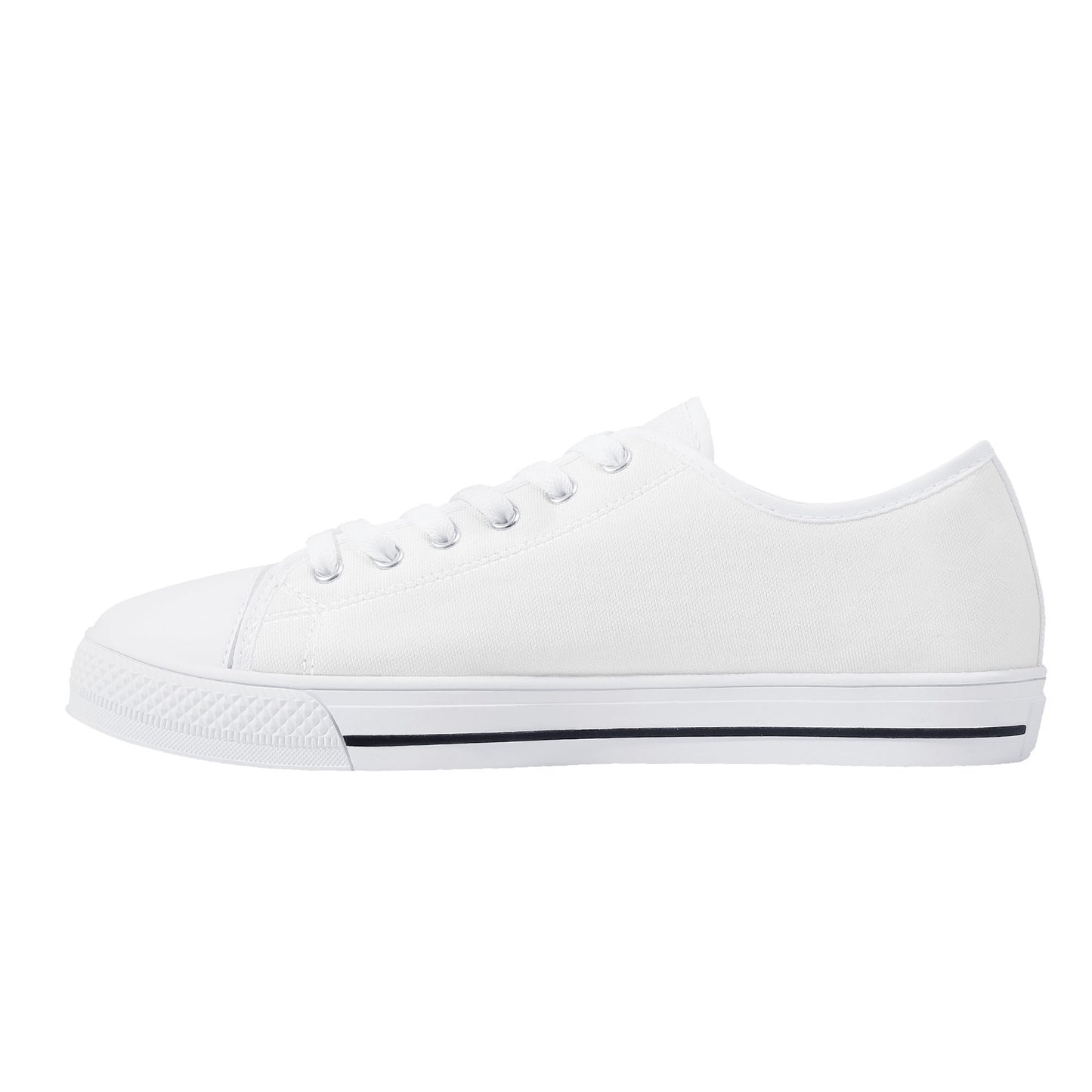 Womens Rubber Low Top Canvas Shoes - Vitalis Collection
