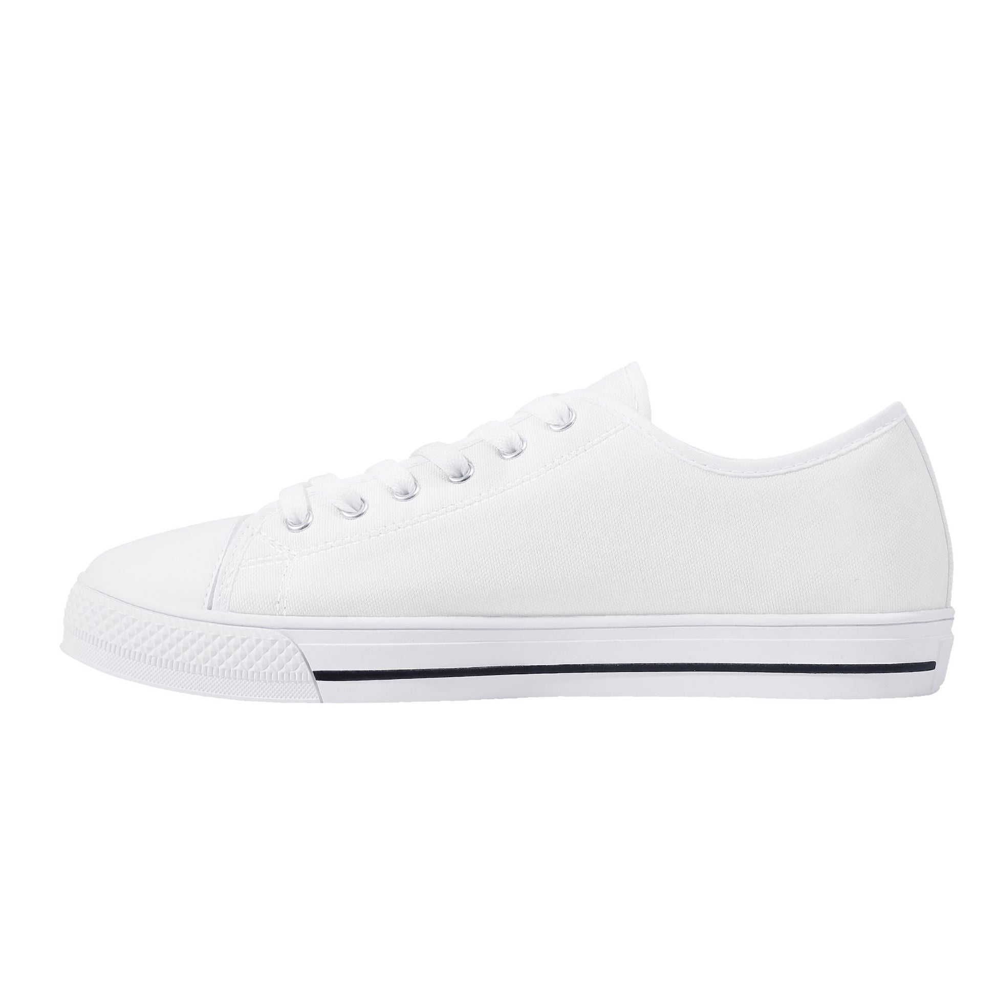 Womens Rubber Low Top Canvas Shoes - Vitalis Collection