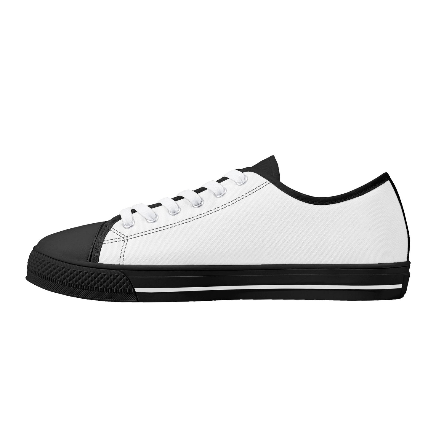 Womens Rubber Low Top Canvas Shoes - Vitalis Collection