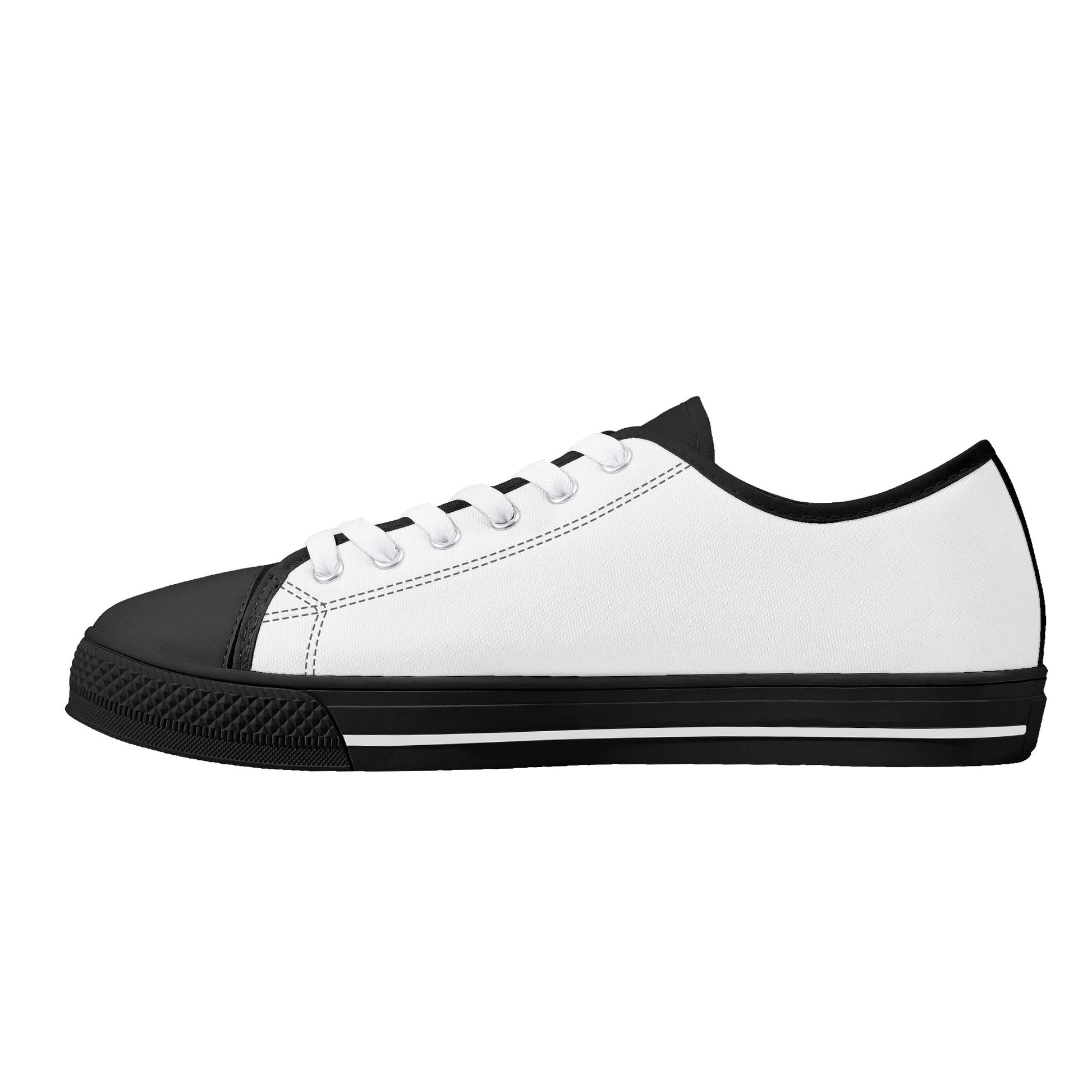 Womens Rubber Low Top Canvas Shoes - Vitalis Collection