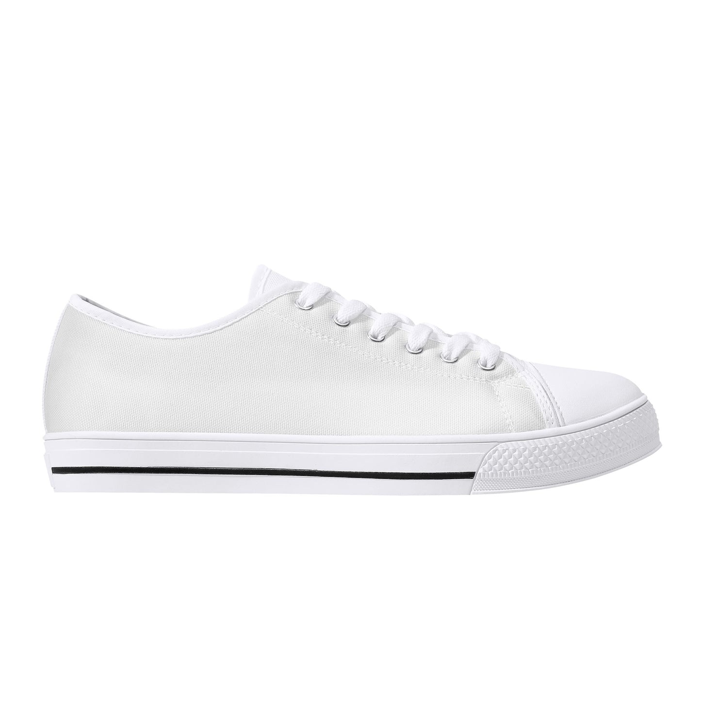Womens Rubber Low Top Canvas Shoes - Vitalis Collection