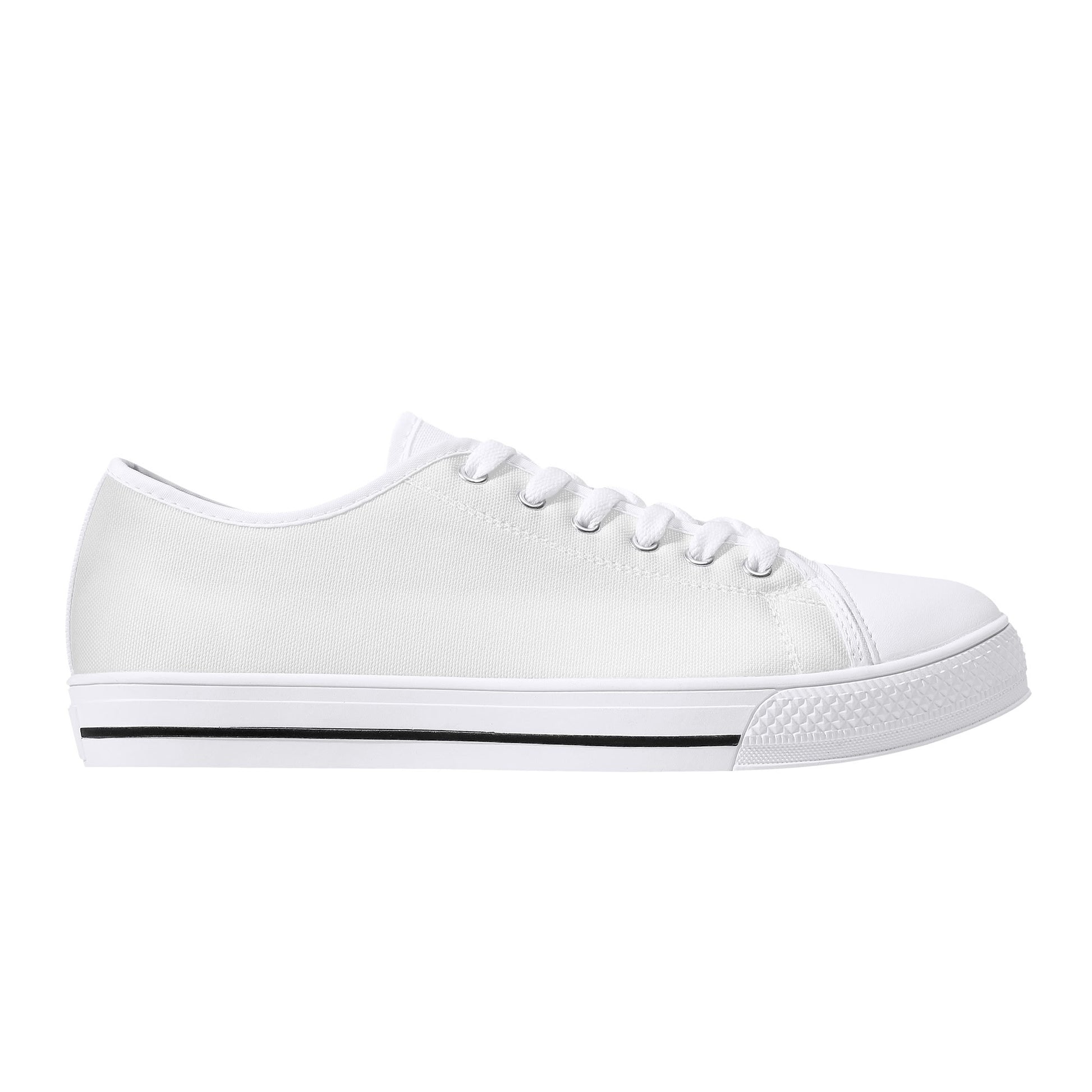 Womens Rubber Low Top Canvas Shoes - Vitalis Collection