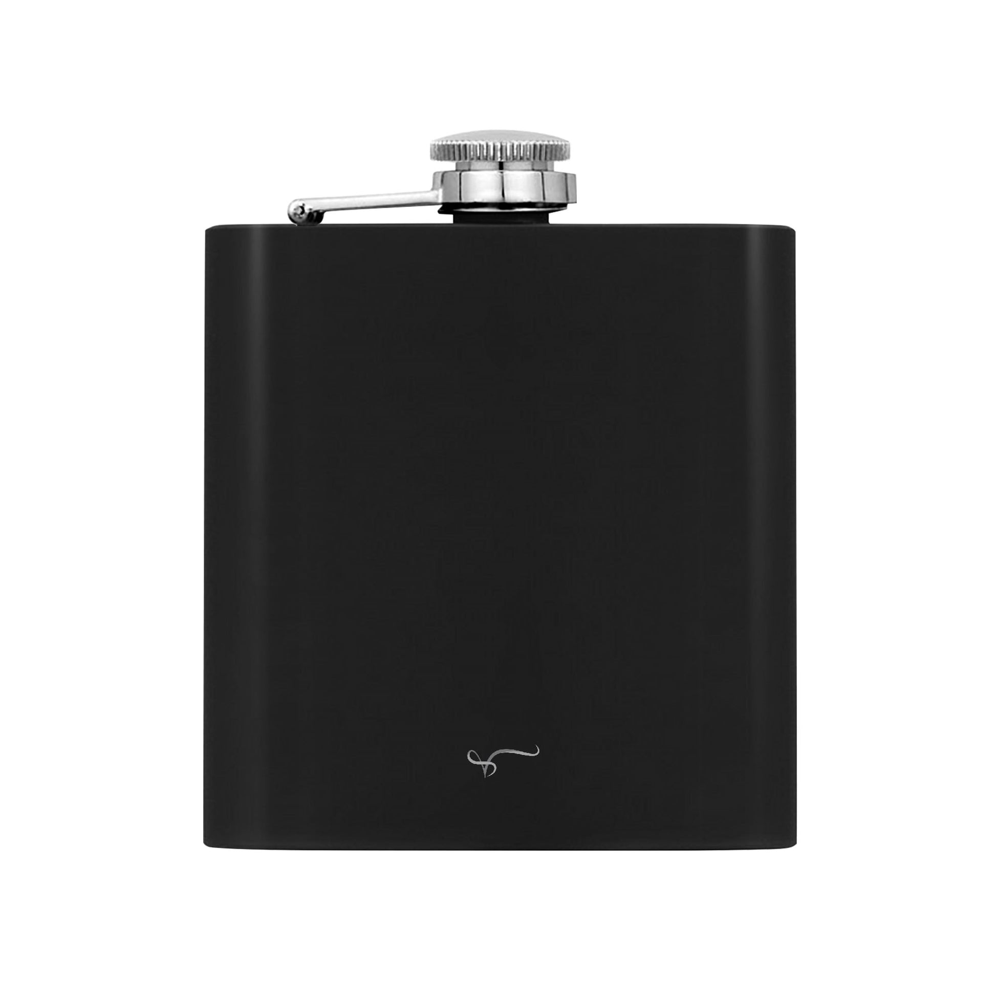 Hip Flask Set 7oz Black Stainless Steel with A Gift Box - Vitalis Collection