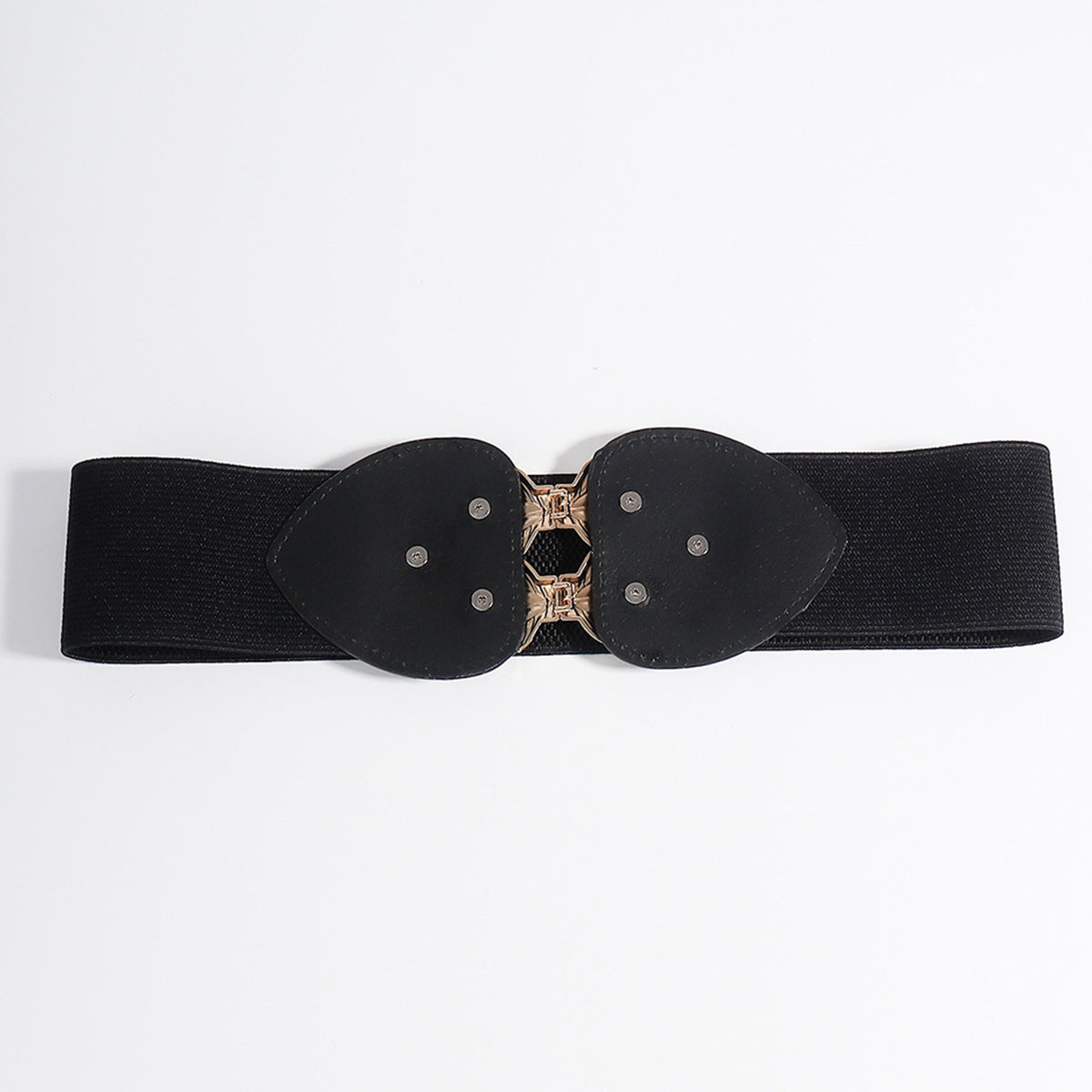 Alloy Leaf Buckle Elastic Belt - Vitalis Collection
