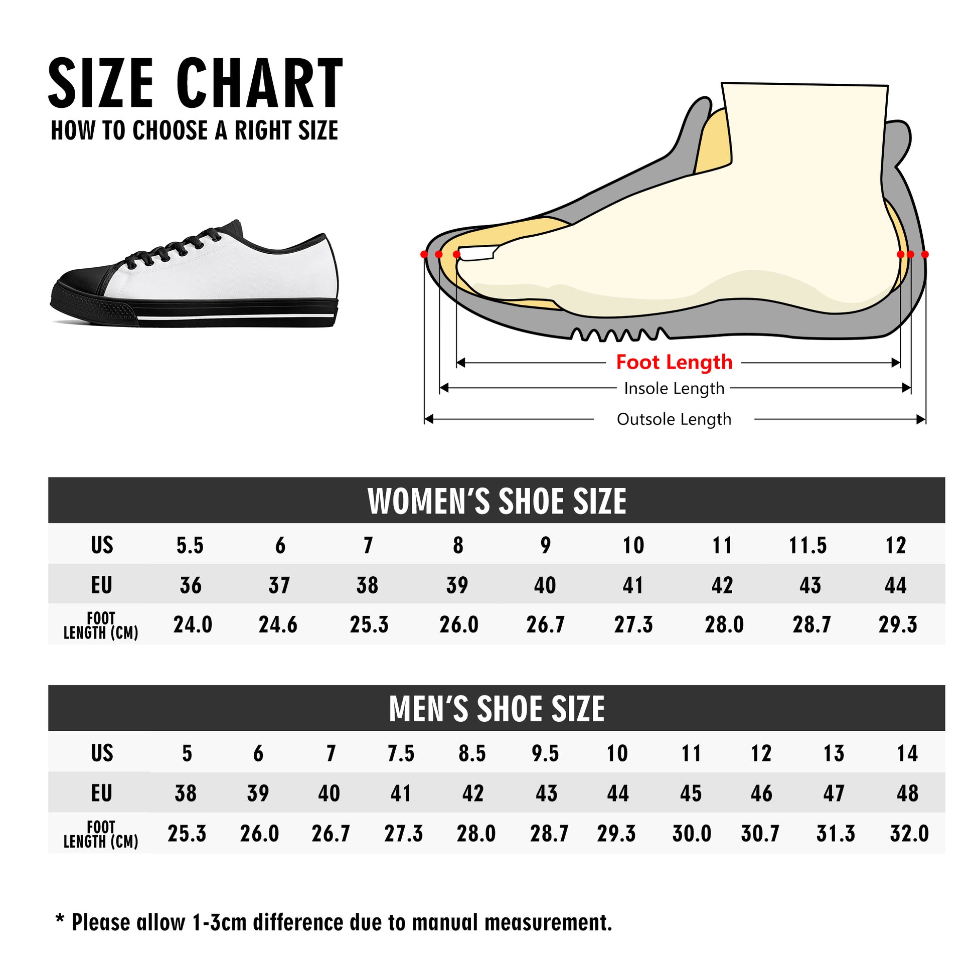 Womens Rubber Low Top Canvas Shoes - Vitalis Collection