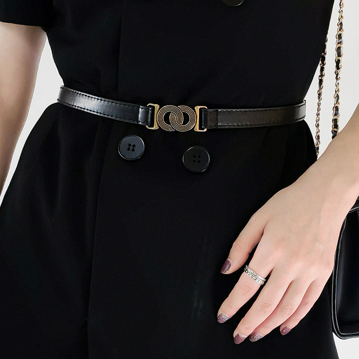 Alloy Buckle PU Belt - Vitalis Collection