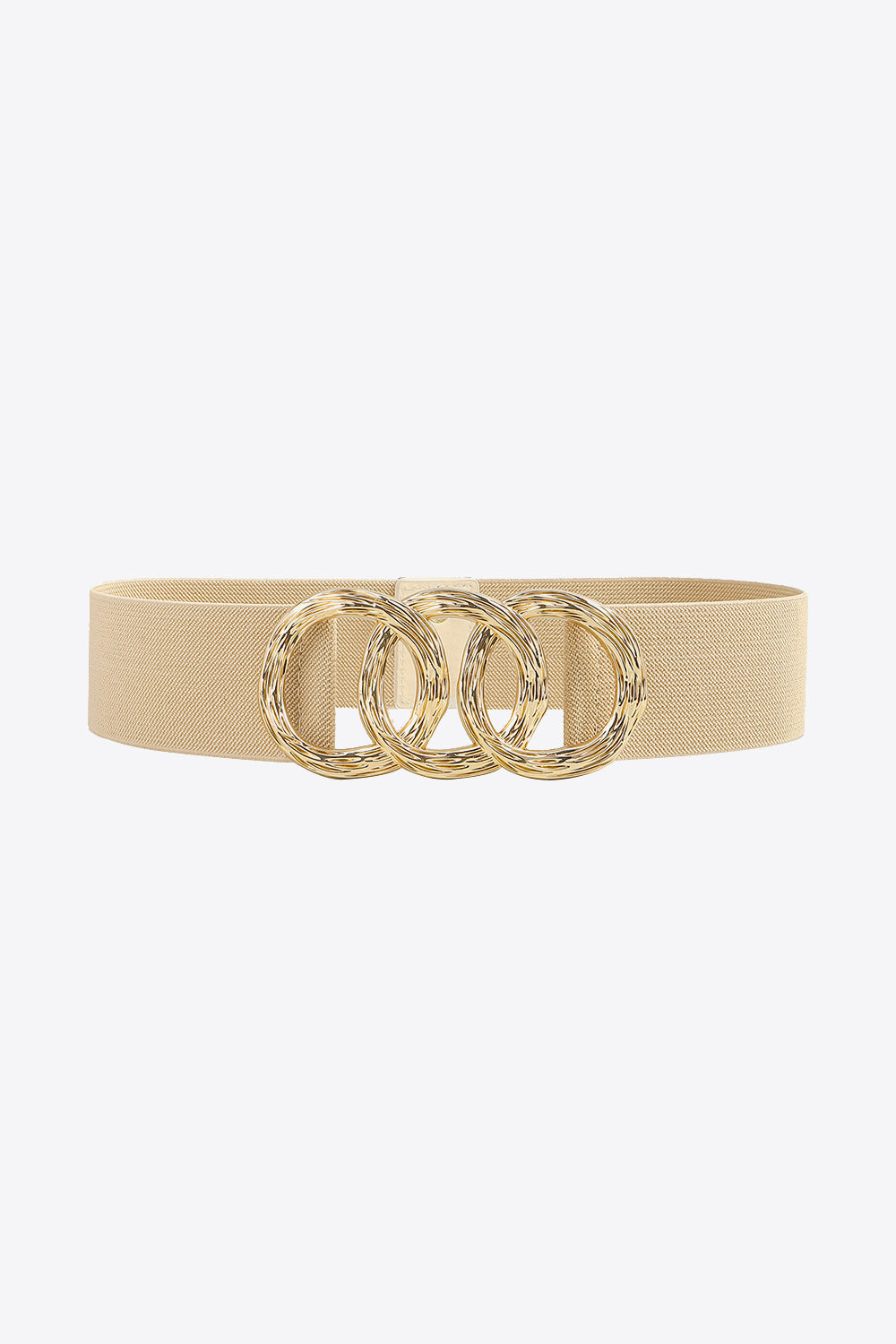 Zinc Alloy Buckle Elastic Wide Belt - Vitalis Collection