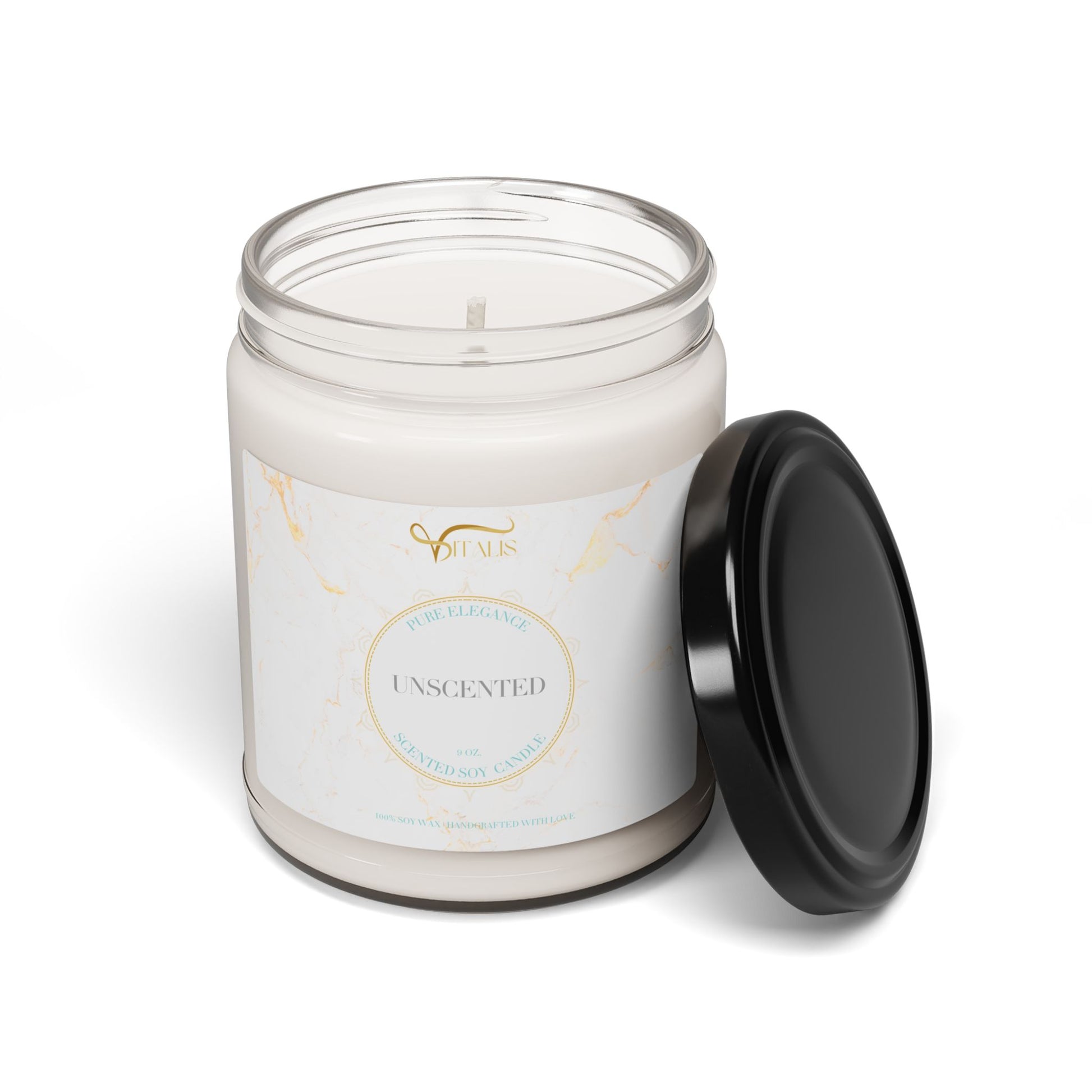 Scented Soy Candle Vitalis -| 9oz Elegant Home Decor - Vitalis Collection