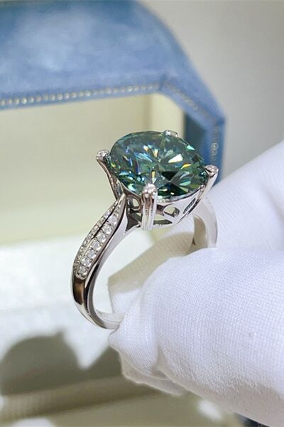 5 Carat Moissanite 925 Sterling Silver Ring - Vitalis Collection