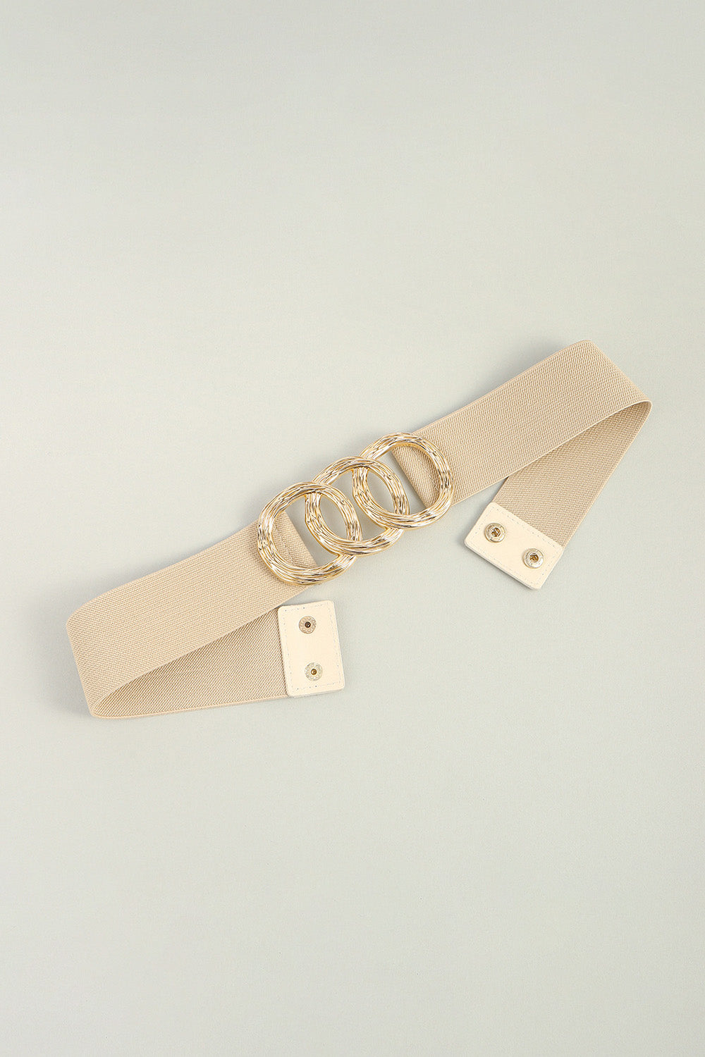 Zinc Alloy Buckle Elastic Wide Belt - Vitalis Collection