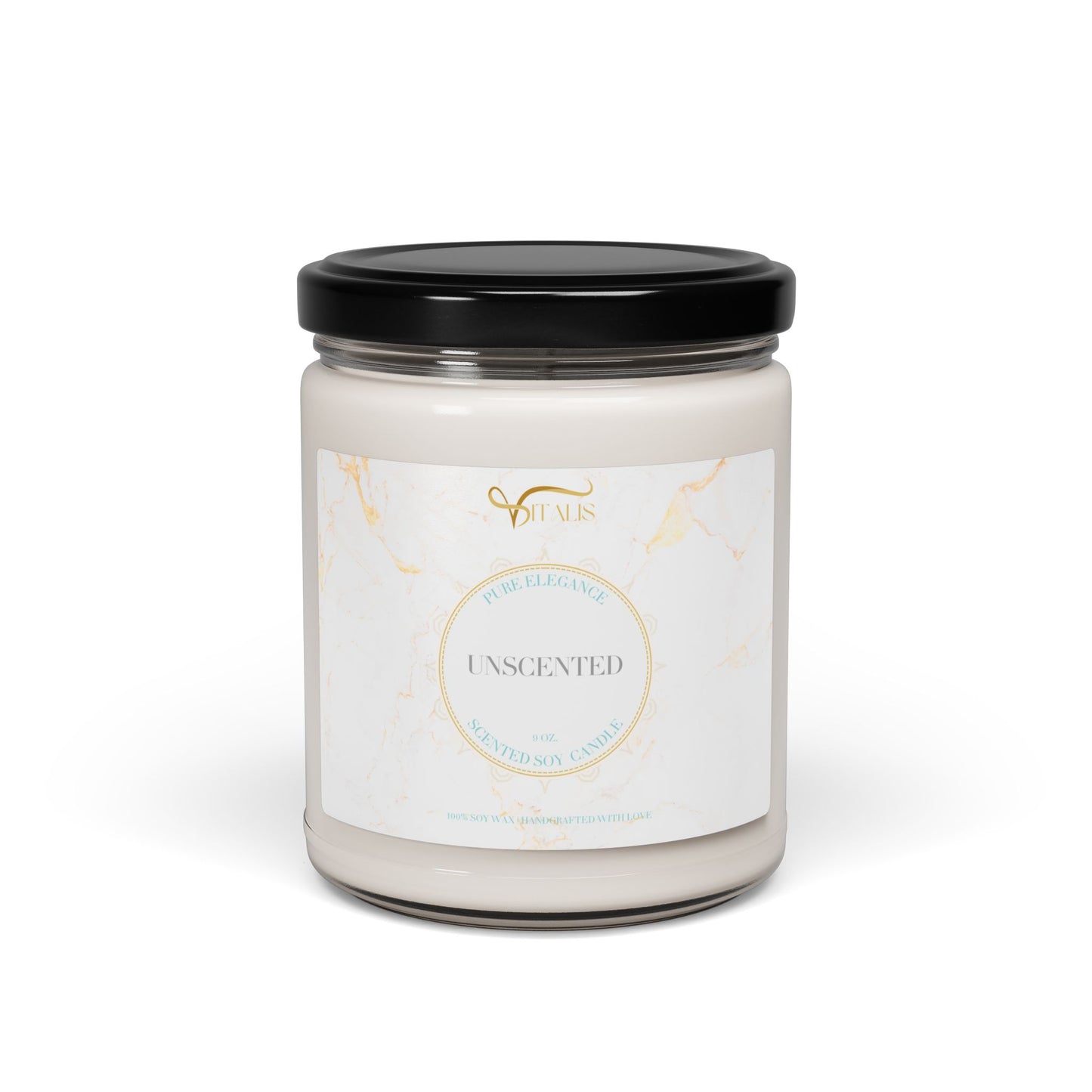 Scented Soy Candle Vitalis -| 9oz Elegant Home Decor - Vitalis Collection