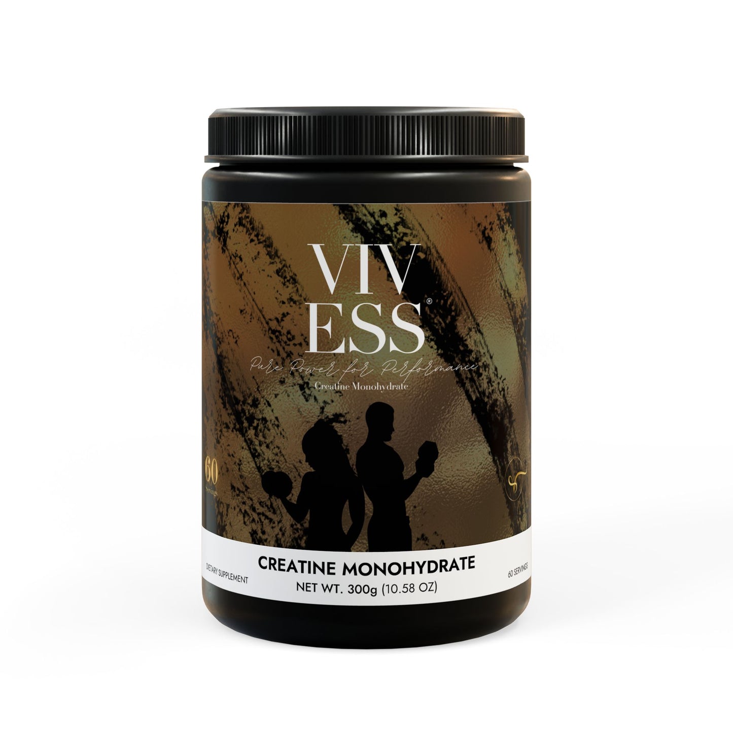 Creatine Monohydrate Supplement (300g, 10.58oz) - Vitalis Collection