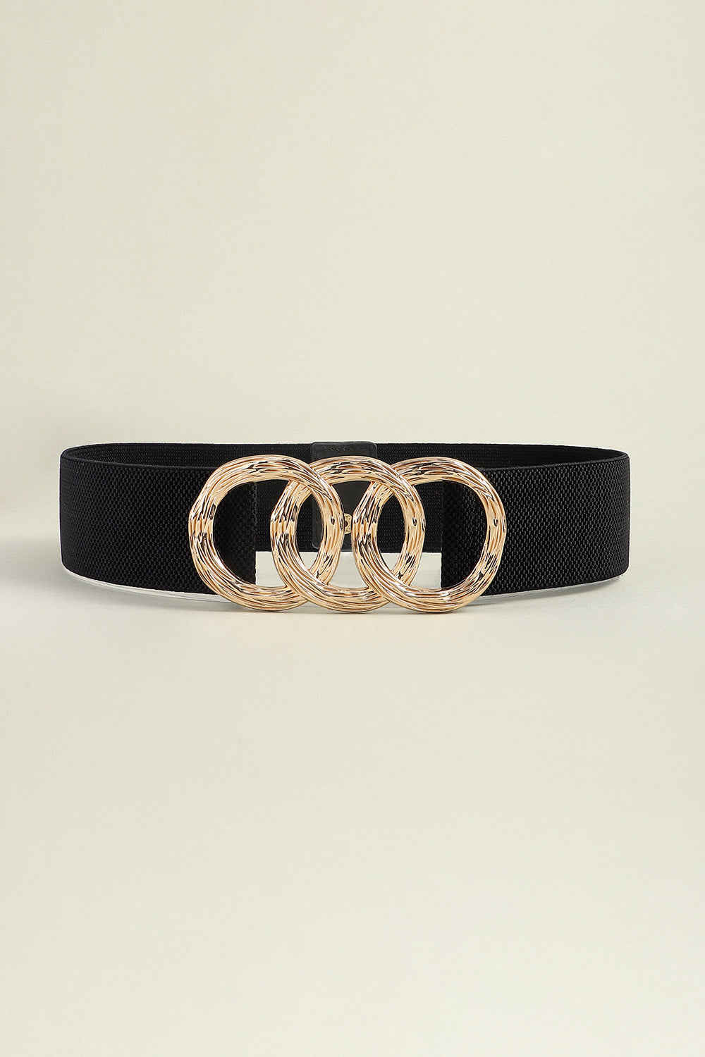 Zinc Alloy Buckle Elastic Wide Belt - Vitalis Collection