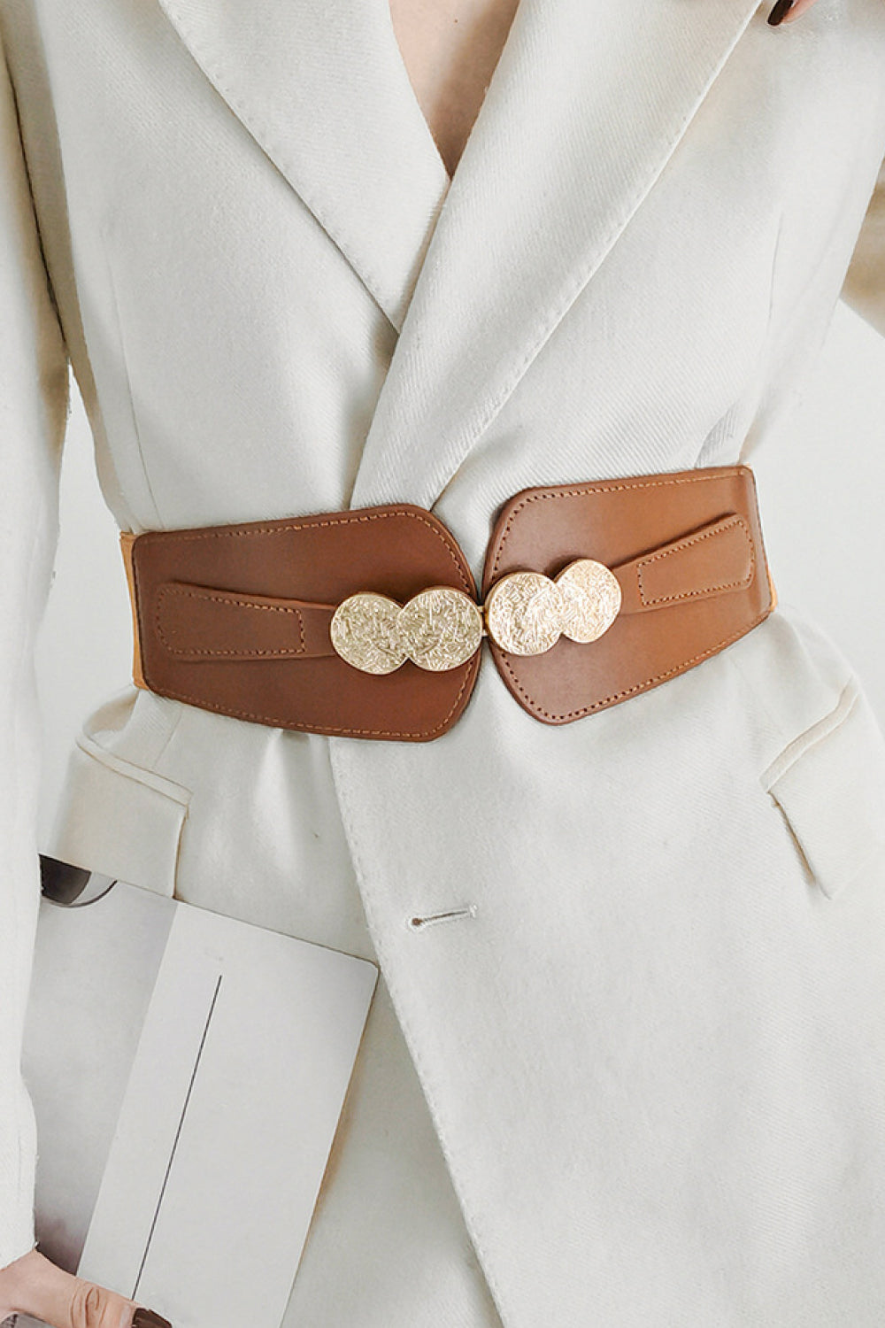 Alloy Buckle Elastic Belt - Vitalis Collection