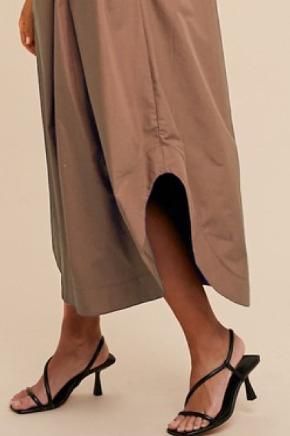 Smocked Puff Sleeve Midi Dress - Vitalis Collection
