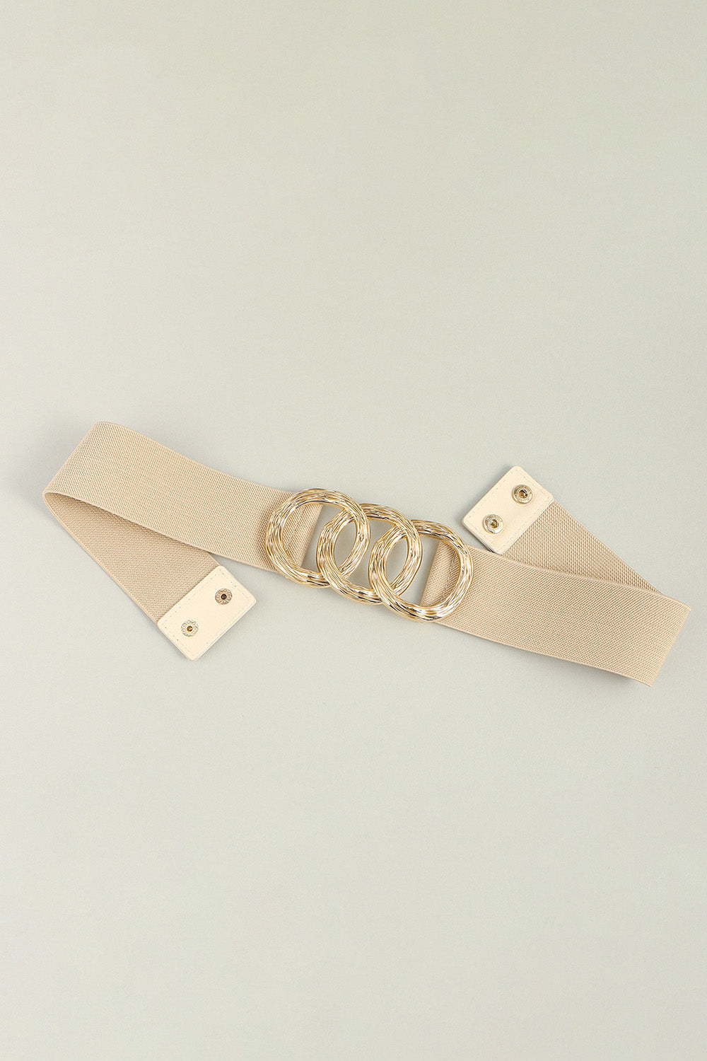 Zinc Alloy Buckle Elastic Wide Belt - Vitalis Collection