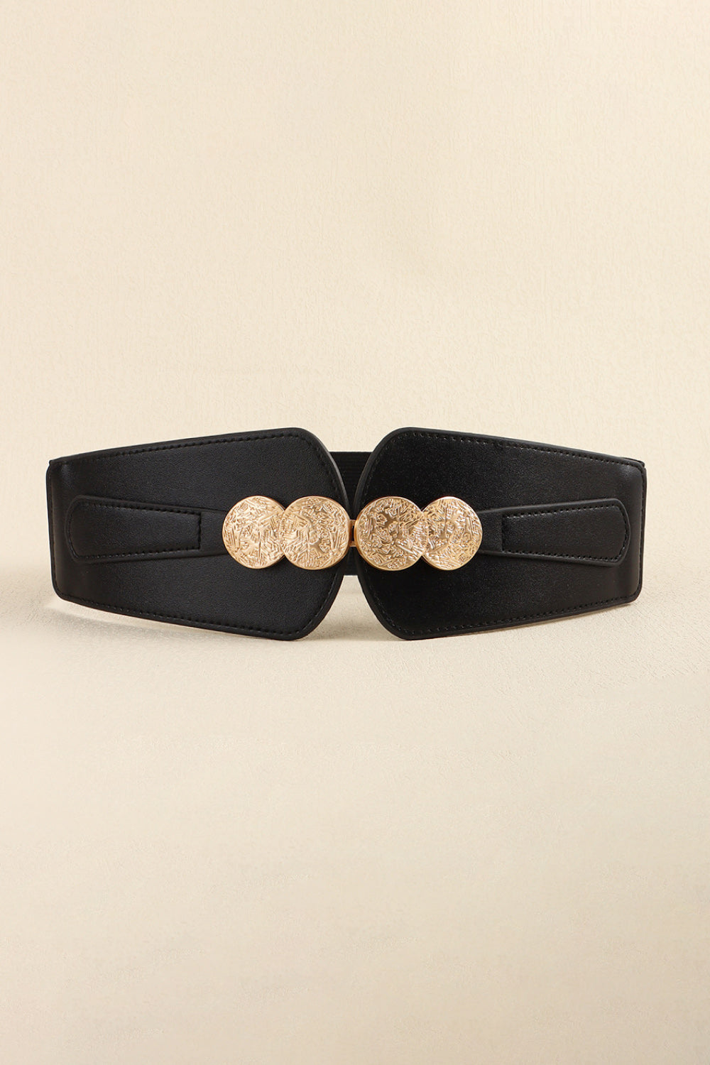 Alloy Buckle Elastic Belt - Vitalis Collection