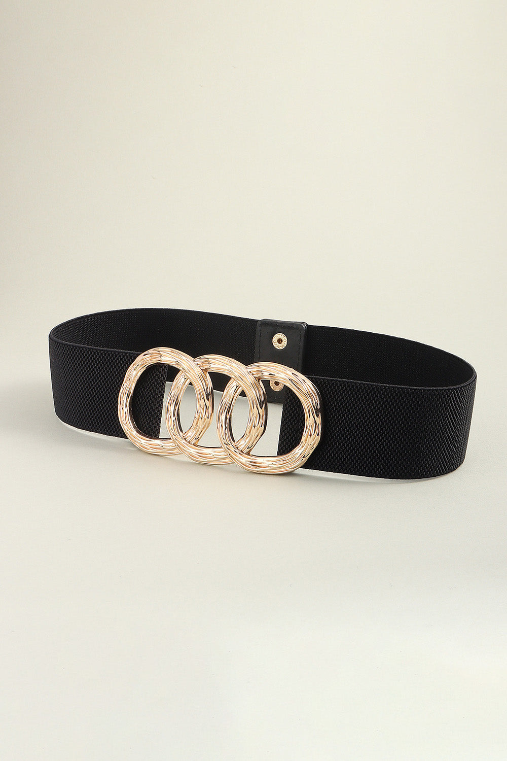 Zinc Alloy Buckle Elastic Wide Belt - Vitalis Collection