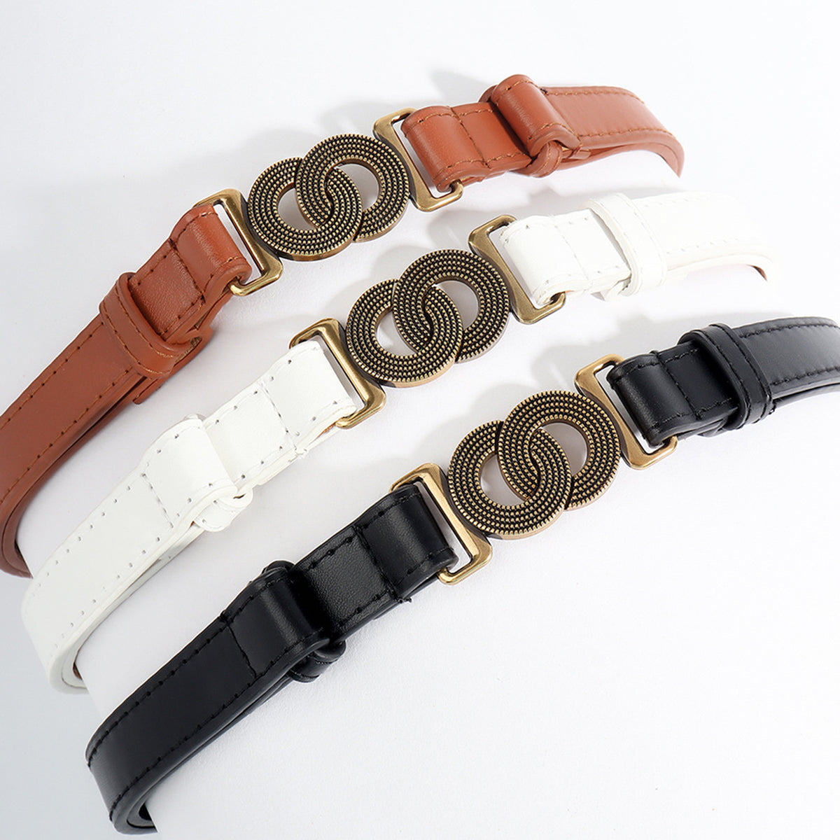 Alloy Buckle PU Belt - Vitalis Collection
