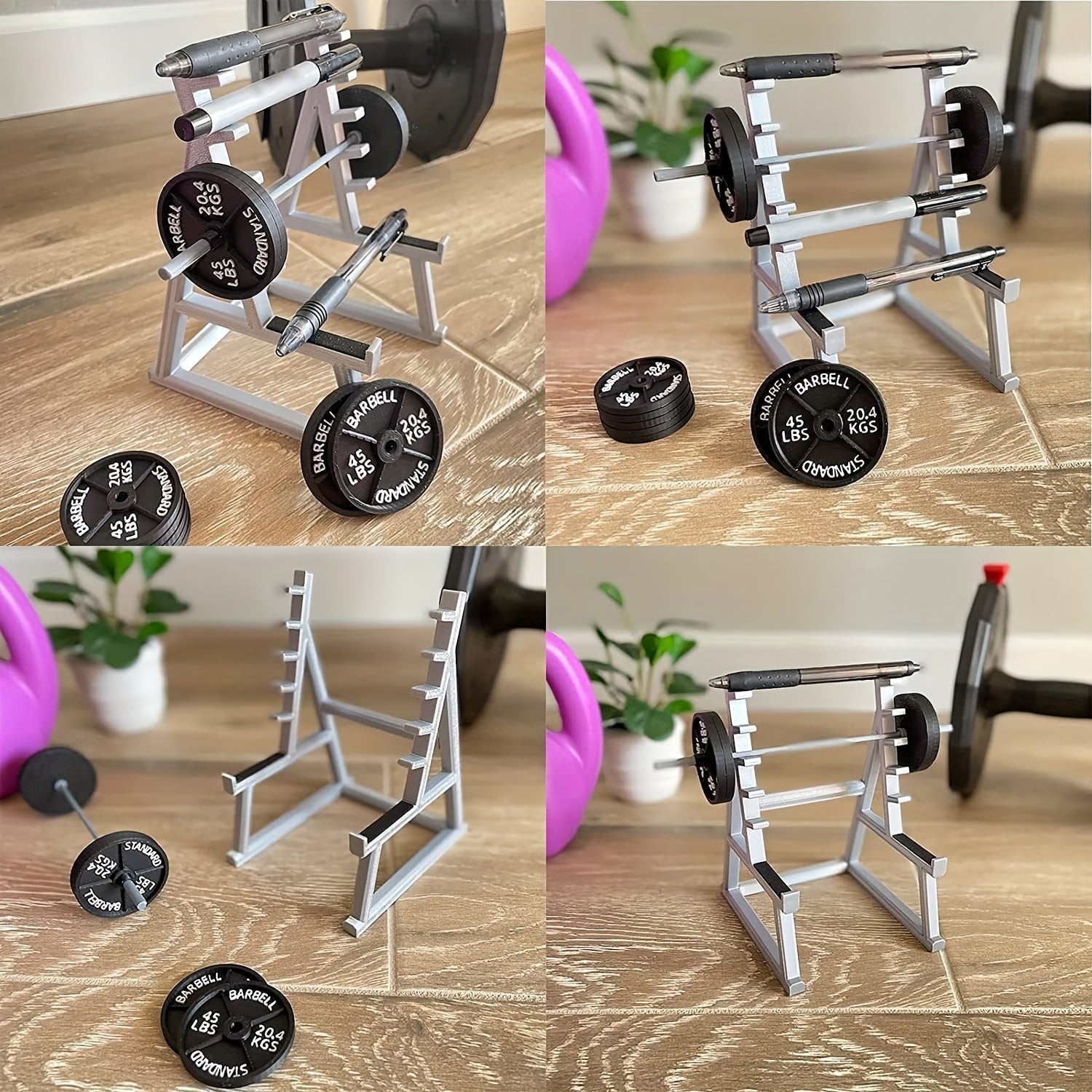 GymThemed Desk Pen Holder Ideal Gift for Fitness Fanatics - Vitalis Collection