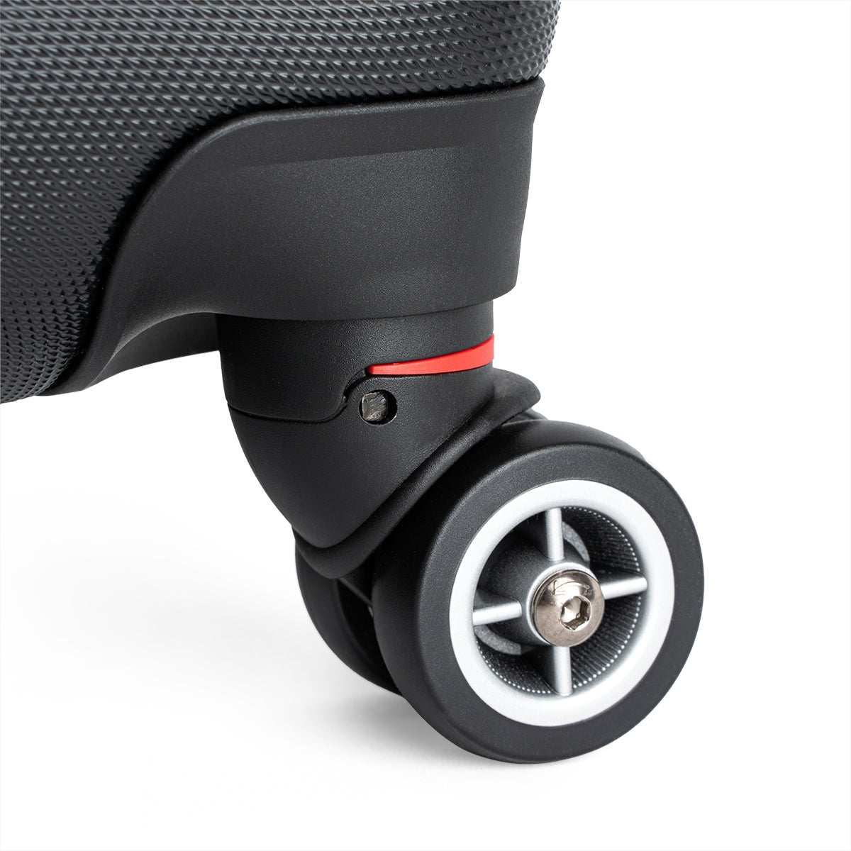 Elegant Black Travel Suitcase with Smooth Wheels - Vitalis Collection