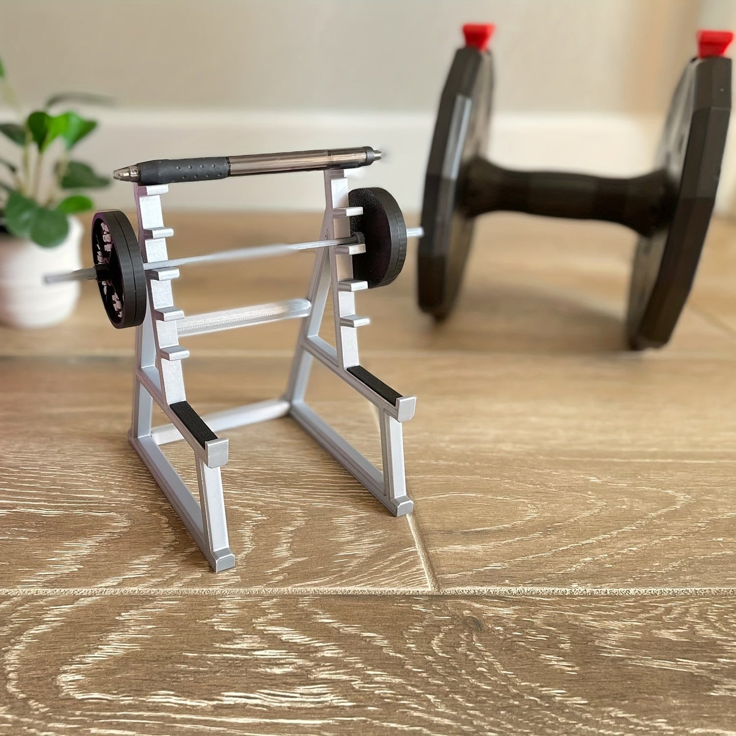 GymThemed Desk Pen Holder Ideal Gift for Fitness Fanatics - Vitalis Collection