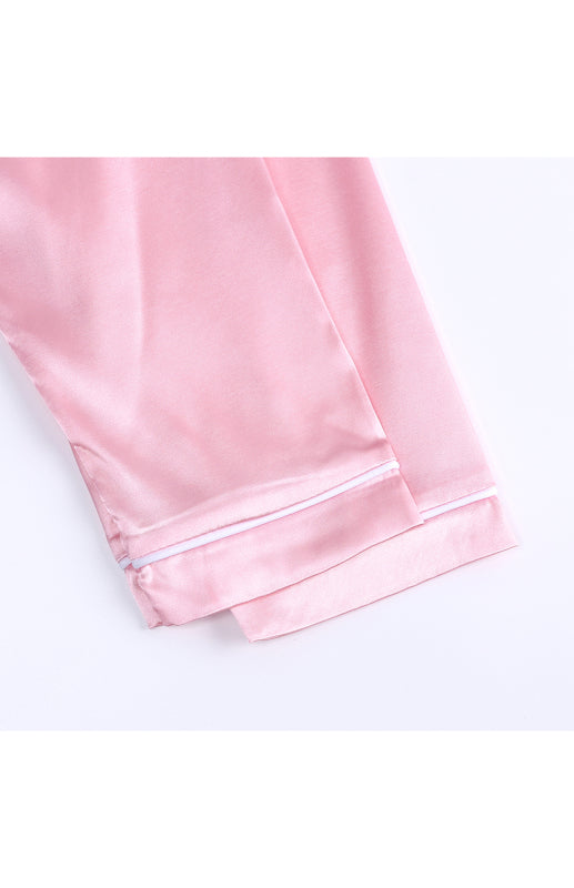 Children's Satin Long Sleeve Home Pajamas Sets - Vitalis Collection