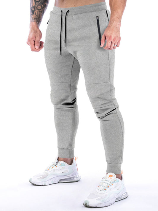 Men's fitness sports back hanging towel feet training pants - Vitalis Collection