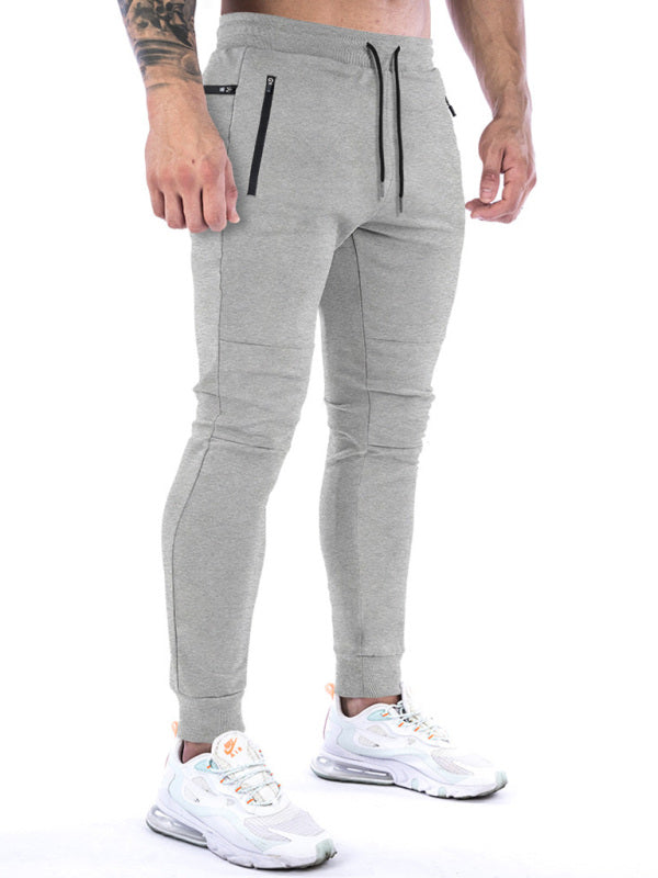 Men's fitness sports back hanging towel feet training pants - Vitalis Collection