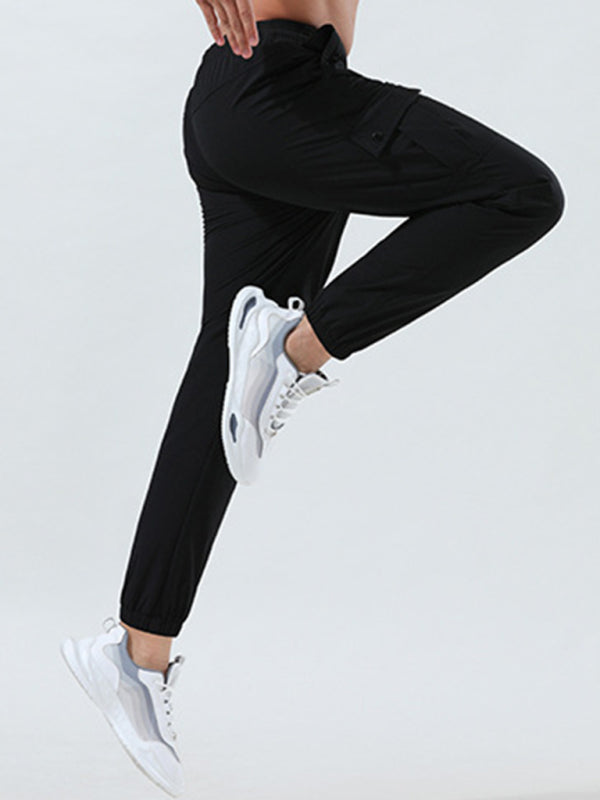 Men's Quick-Dry Fitness Elastic Zipper Pants - Vitalis Collection