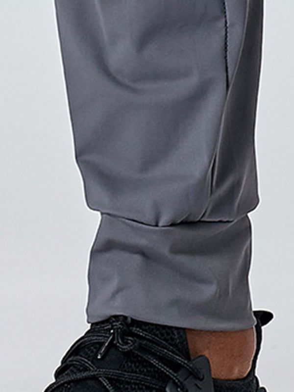 Men's Quick-Dry Fitness Elastic Zipper Pants - Vitalis Collection