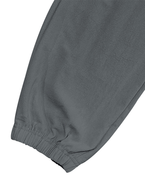 Casual cuffs, multi-pocket drawstrings, solid color, loose large size drawstring trousers - Vitalis Collection